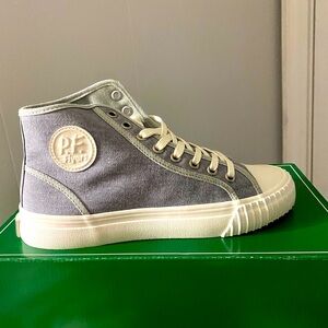 PF Flyer gray canvas sneakers